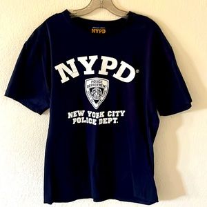 NYPD navy blue T shirt bought in New York